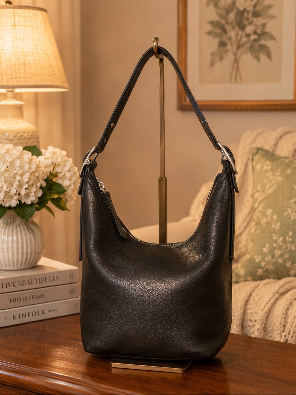 Coach Legacy Black Leather Shoulder Bag 9823 - Picture 1 of 12